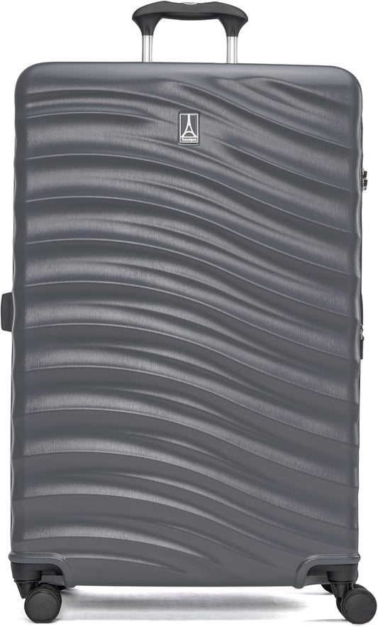 Travelpro Maxlite Air V2 Hardside Expandable Checked Luggage, 8 Spinner Wheels, Lightweight Hard Shell Suitcase, TSA lock, Shadow Grey, Checked Large 28-Inch