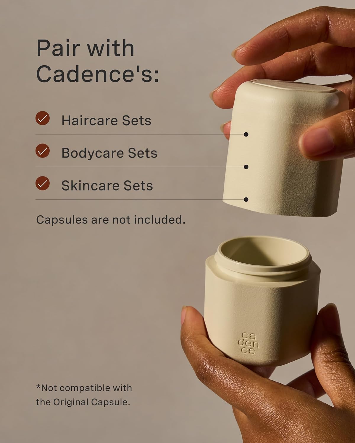 Cadence Extender - Add On to Any Flex Magnetic Containers with Lids,Extension to Travel Bottles for Toiletries - Carry On Travel Essentials For Women/Men - Adds Additional 1.43 fl oz - 3pk, Charcoal