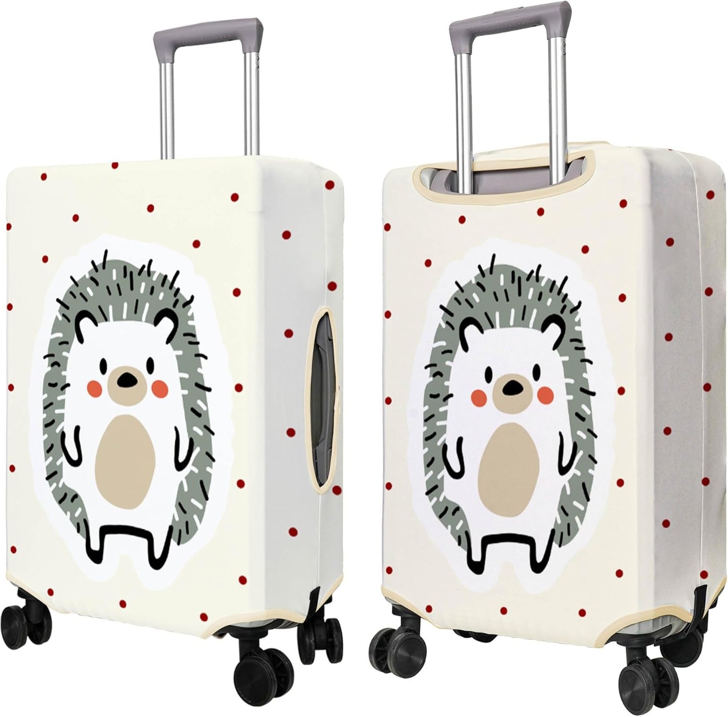 Travel Luggage Cover Suitcase Protector Fits 18-32 Inch Wheel Covers PatternedTravel Related Items Flower Luggage Protector Elastic M
