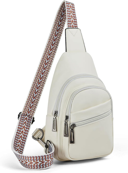 Sling Bag Crossbody Bags for Women Small Cross Body Bag Fanny Packs Chest Sling Purse for Daily Travel Leisure Sport
