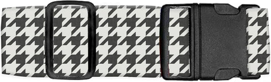 Luggage Straps for Suitcases Travel Belt Accessories, Cute Suitcase Strap, Adjustable Luggage Belt Strap, Heavy Duty with Quick-Release Buckle Luggage Strap Classic Houndstooth