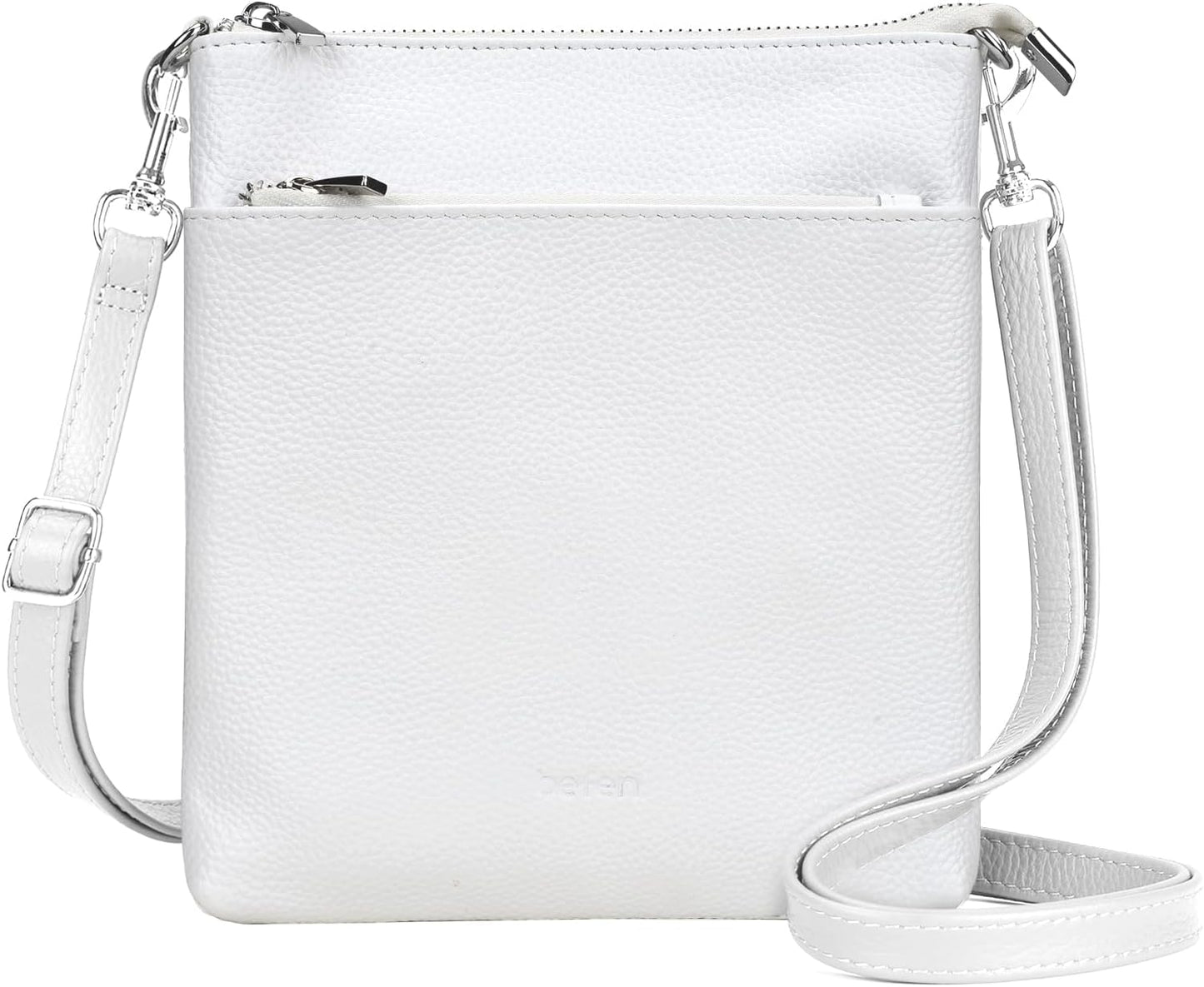 befen Genuine Leather Small Crossbody Purses for Women Travel Cross Body Bags Lightweight with Adjustable Shoulder Strap