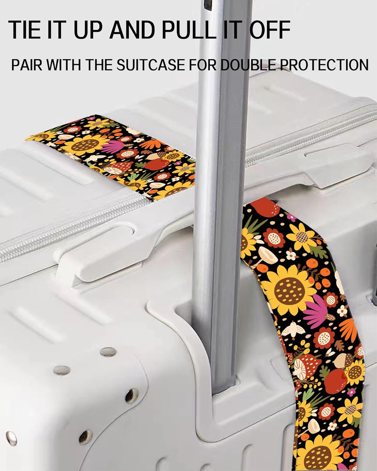 Luggage Straps for Suitcases, Adjustable Travel Belt, Durable Wide Luggage Strap, Cute Suitcase Strap Identifiers with Buckle, Bag Straps for Luggage, Luxury Brown Plaid