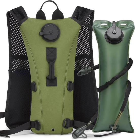 ATBP Running Hydration Vest Pack Tactical 3L Water Bladder Backpack Bag for Cycling Marathon Hiking Daypack Men & Women