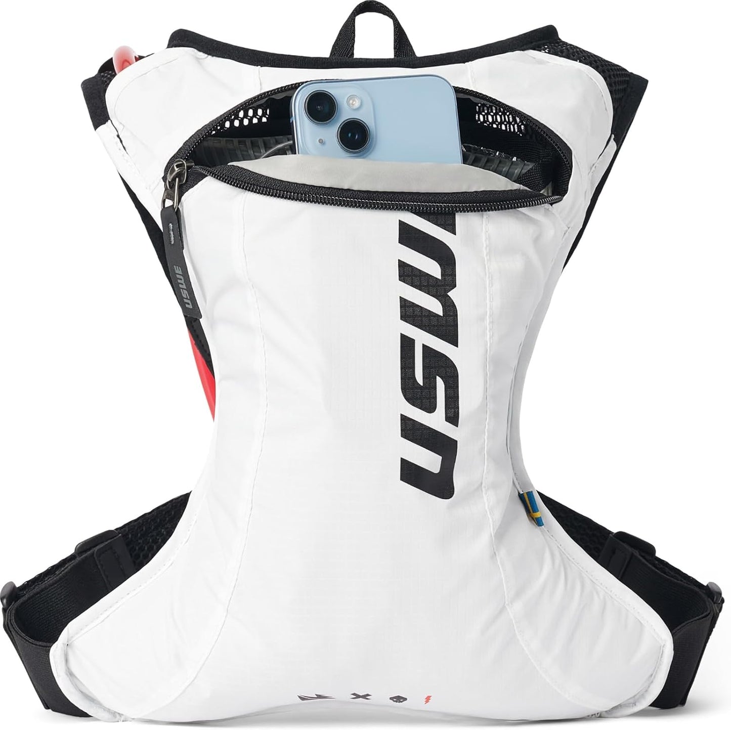 USWE Race 2.0, Ultra Lightweight Hydration Backpack with 2.0L / 70oz Water Bladder, Leak Proof Pack for Gravel, MTB, Running, Hiking, Cycling, Camping, Biking for Men,Women