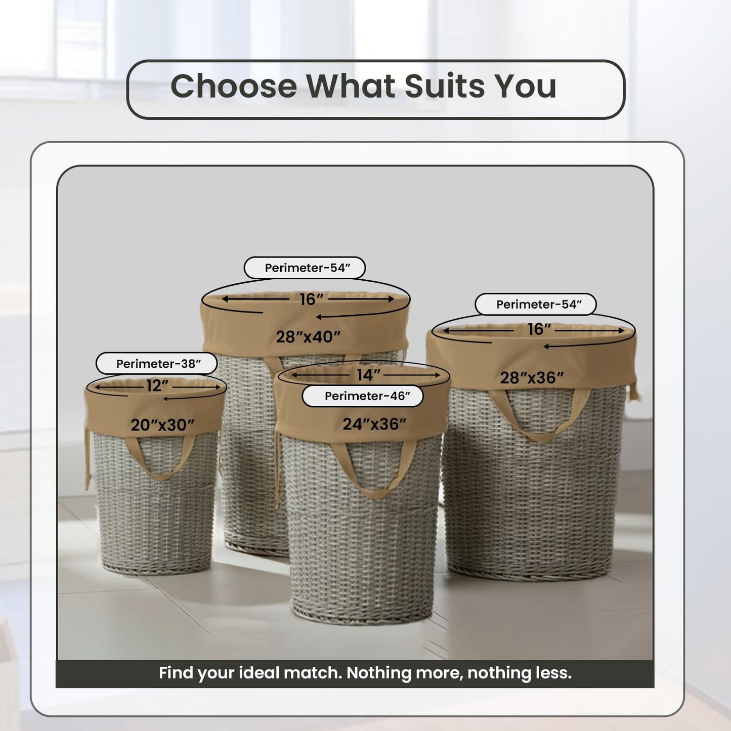 LFH Home Cotton Canvas Large Laundry Bag with Handle, Heavy Duty Drawstring Closure Washable Laundry Bags, School Travel, Home, Hotel, College Dorm, Organizer Sack, Toys Clothes 28x36-Beige