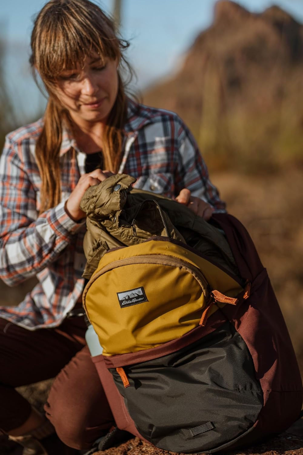 Eddie Bauer 26L Venture Backpack, Hydration and Laptop Compatible Daypack, Dusty Jade