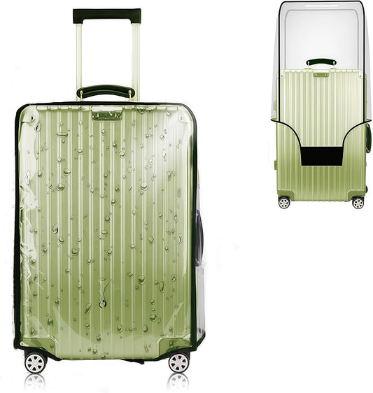 24 Inch Luggage Covers for Suitcase TSA Approved,Carry On Luggage Cover Protector Suitable 24-25 inch Clear 1.5mm Thickness Protector Bag PVC Clear Suitable for Long Travel Accessories