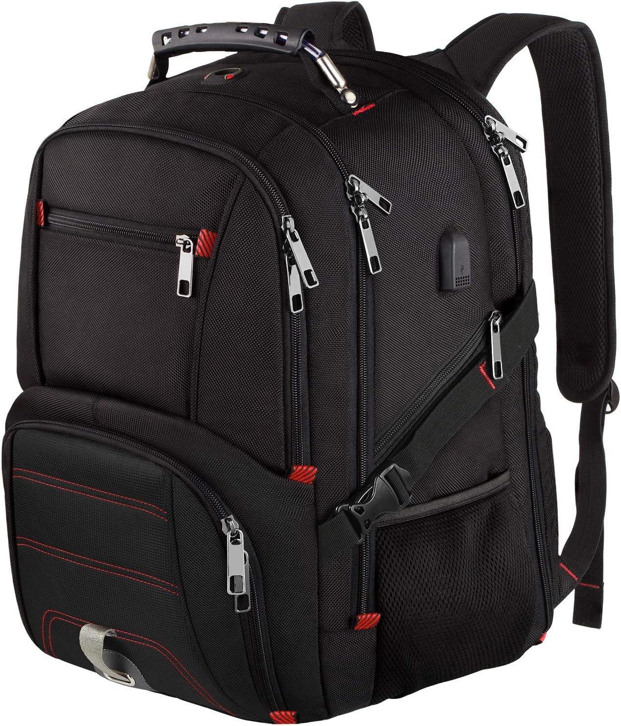 LTINVECK Travel Laptop Backpack, Extra Large Backpack for Men Women with USB Charging Port, TSA Friendly Heavy Duty Big Business Computer Bag Tech Backpacks Bag Fit 17 Inch Laptops, RFID Backbag