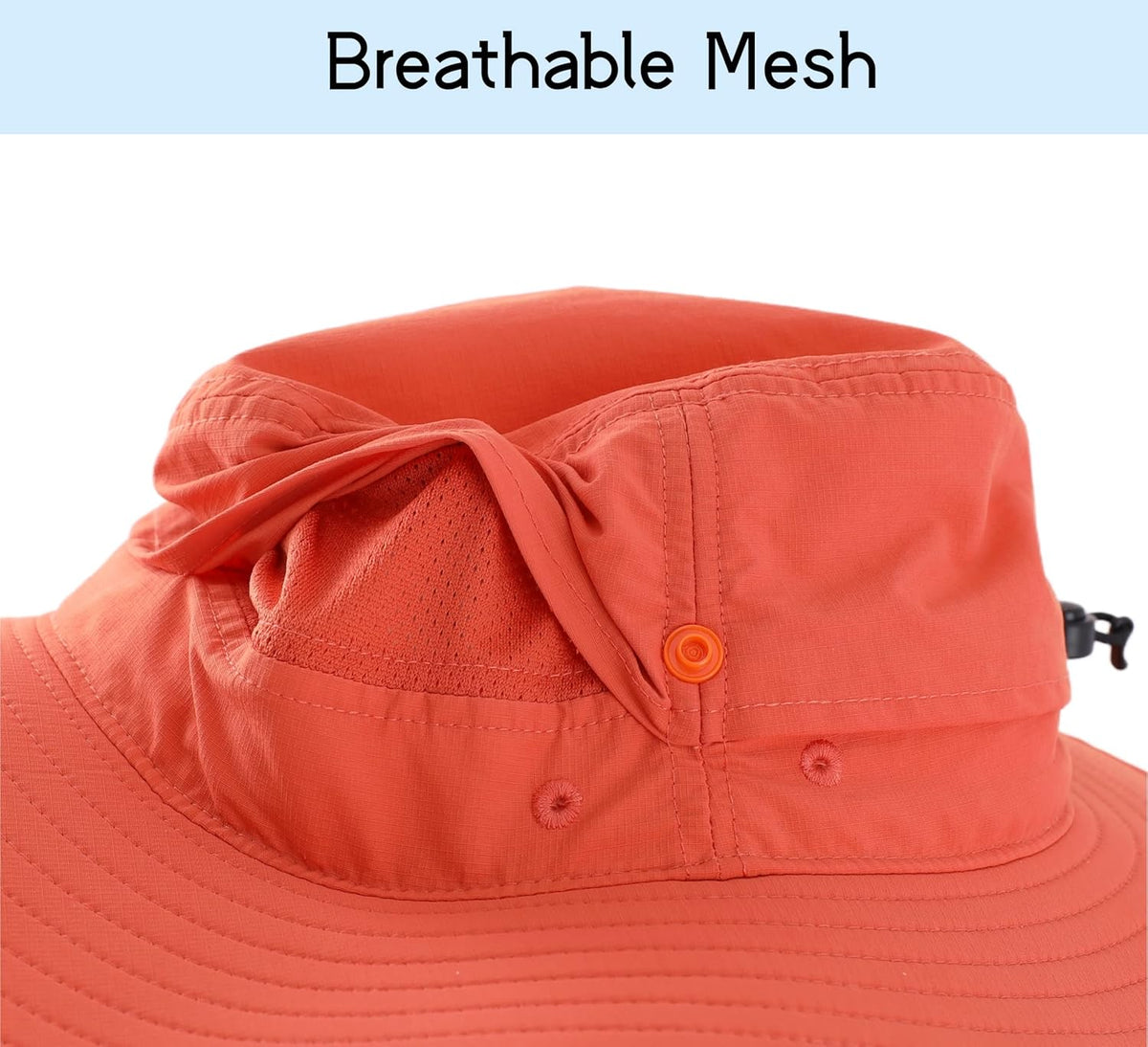 Connectyle Sun Hat for Men Women Outdoor UV Protection Safari Hat for Fishing Hiking Gardening Breathable Cowboy Hat UPF50