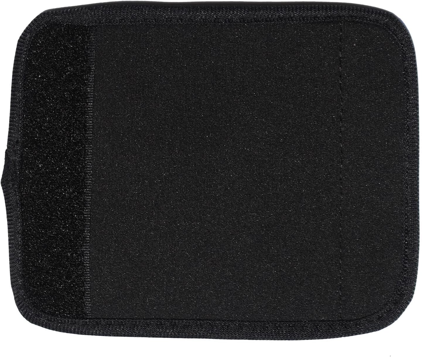 Neoprene Luggage Handle Wraps for Traveling Bright Color Luggage Tags|Handle Wraps|Handle Covers (Black)