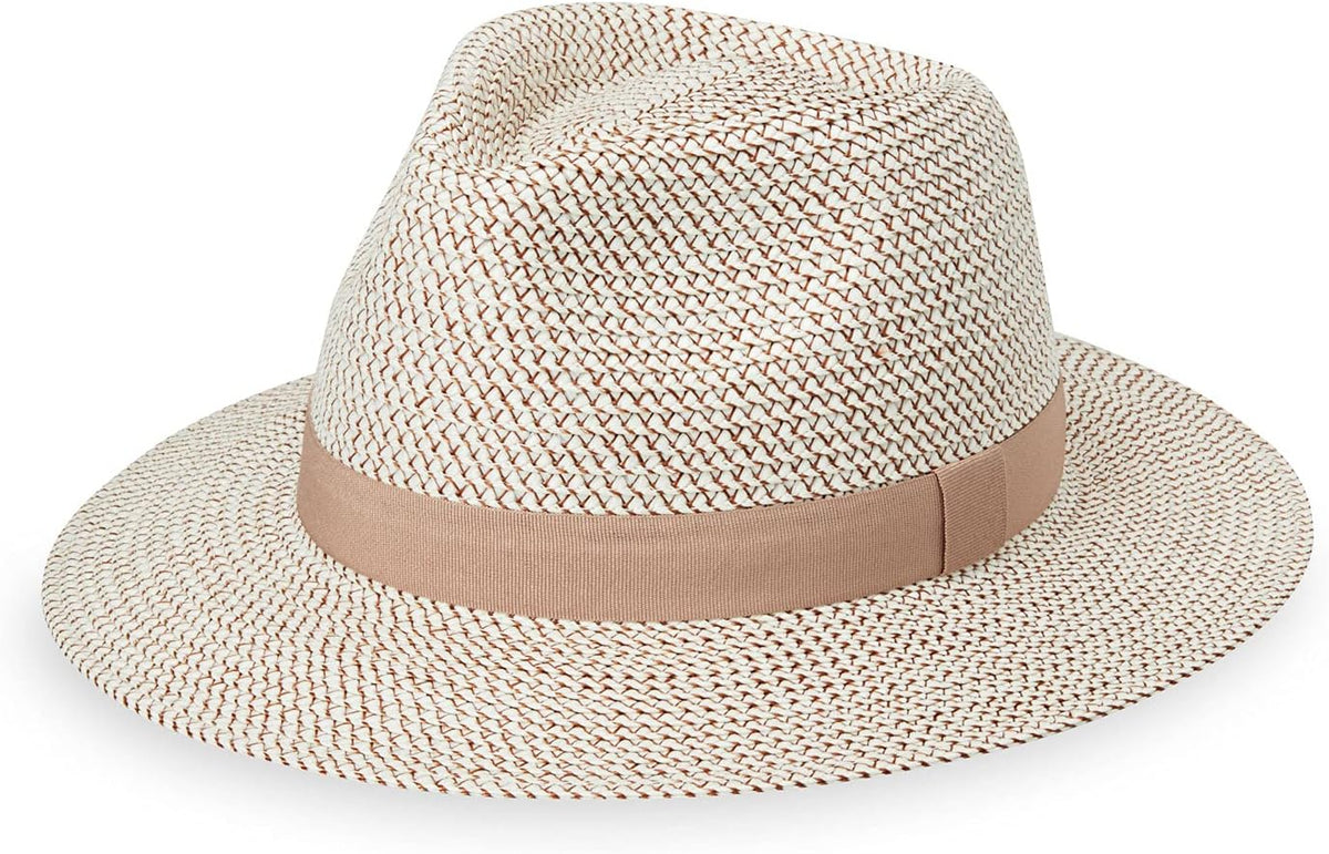 Wallaroo Hat Company Women’s Petite Charlie Fedora – UPF 50+, Packable Design, Adjustable Sizing for Smaller Crown Sizes