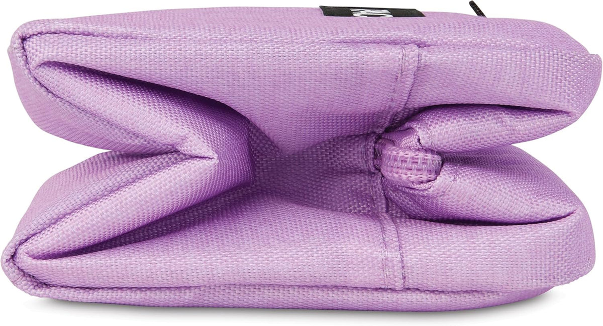 PackIt Freezable Snack Box, Lavender, Built with ECOFREEZE Technology, Collapsible, Reusable, Zip Closure with Buckle Handle, Designed For Work Snacks, Fresh Snacks On the Go, Adults, and All Ages