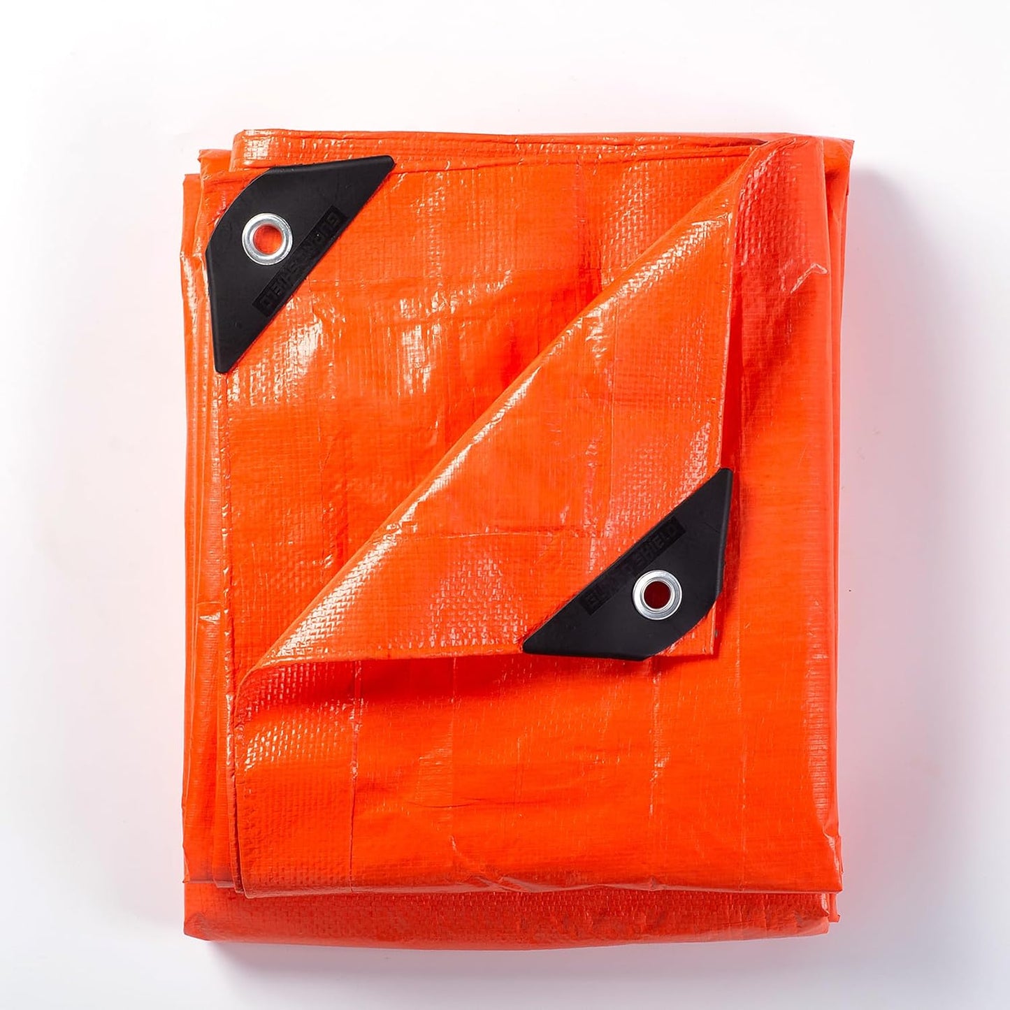GUARD SHIELD Orange Tarp 8x8 Feet Tarps High Visibility Outdoor Poly Cover Lightweight 6mil