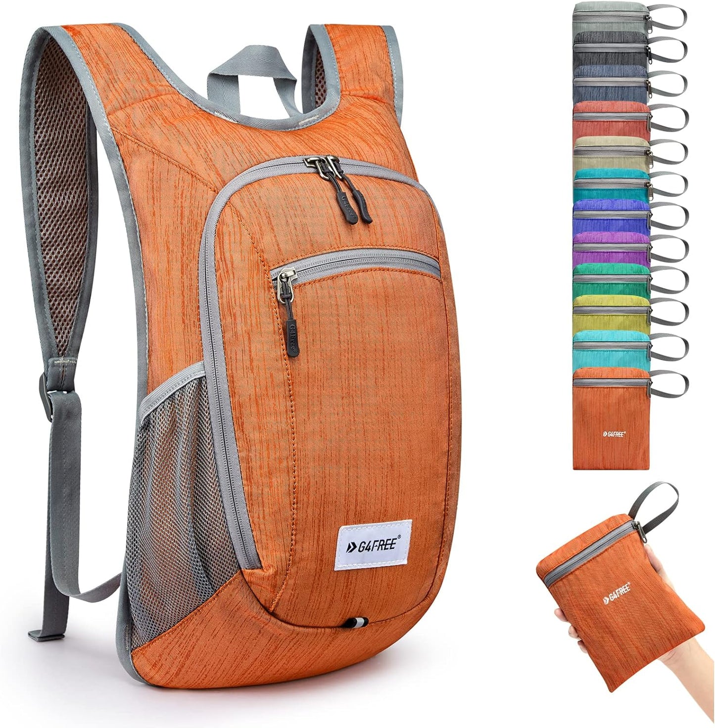 G4Free 10L/15L Hiking Backpack Lightweight Packable Hiking Daypack Small Travel Outdoor Foldable Shoulder Bag