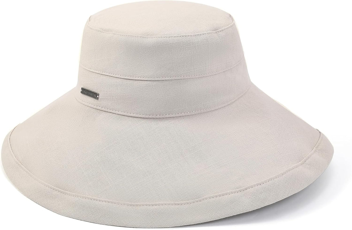 Bona Wide Brim Sun Hat for Women | 4.7" Brim, Drawstring Adjust, UPF Sun Protection, Packable & Breathable