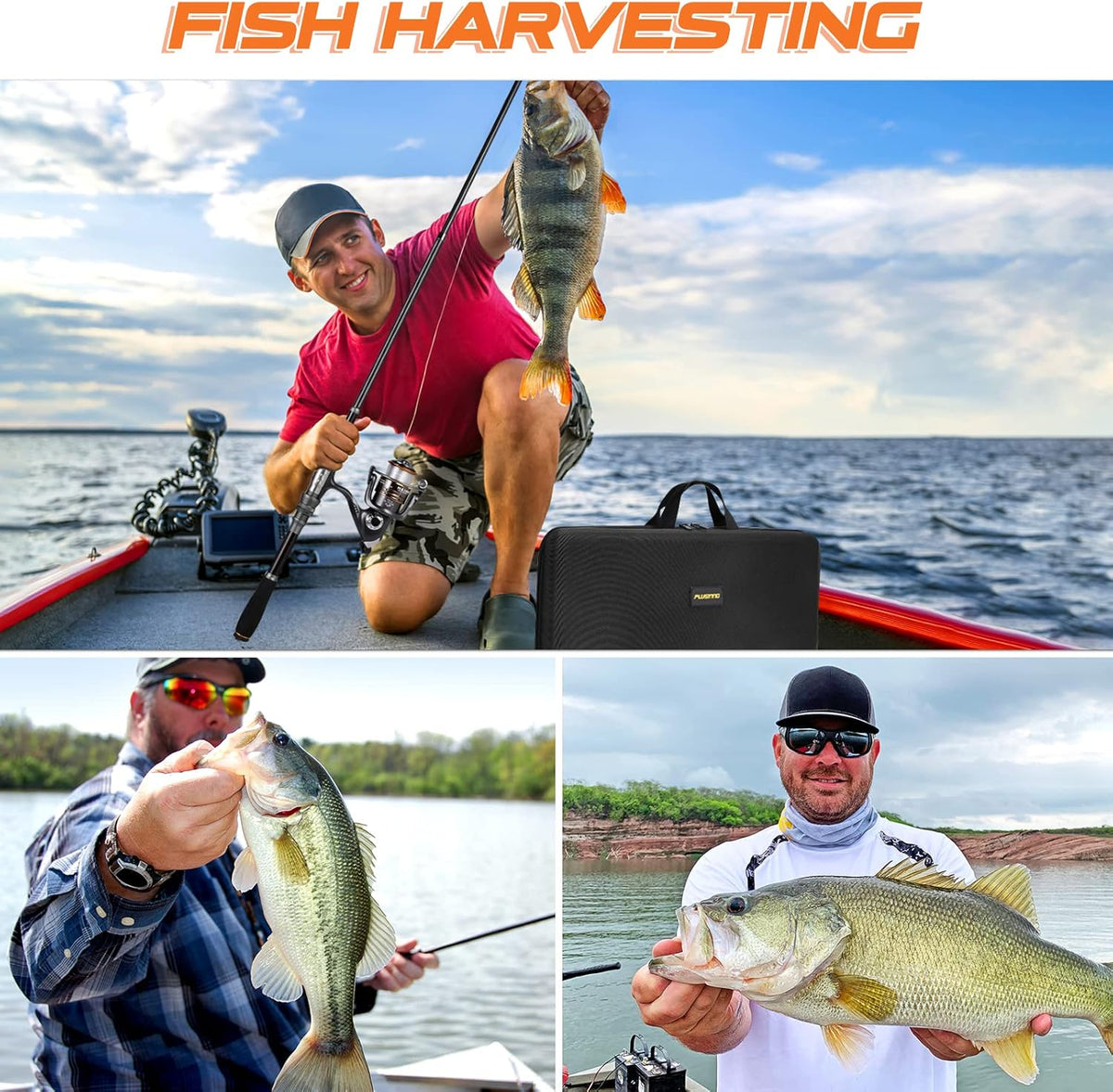 PLUSINNO Fishing Rod, Telescopic Fishing Rod and Reel Combo, Collapsible Travel Fishing Pole Rod Starter Kit, Carbon Fiber Fishing Rods and 12 +1 Bearings Stainless Steel, Fishing Gifts for Men Adults