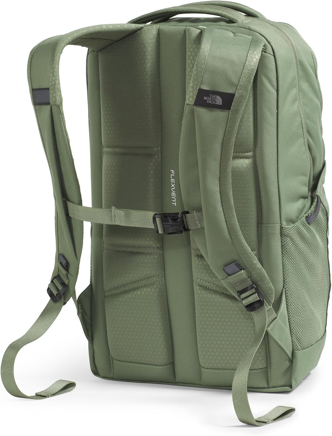 THE NORTH FACE Jester Everyday Laptop Backpack | Commuter Daypack with Water Repellent Finish, 16" Laptop Sleeve, Huge Main Compartment, Bark Mist/TNF Black, One Size