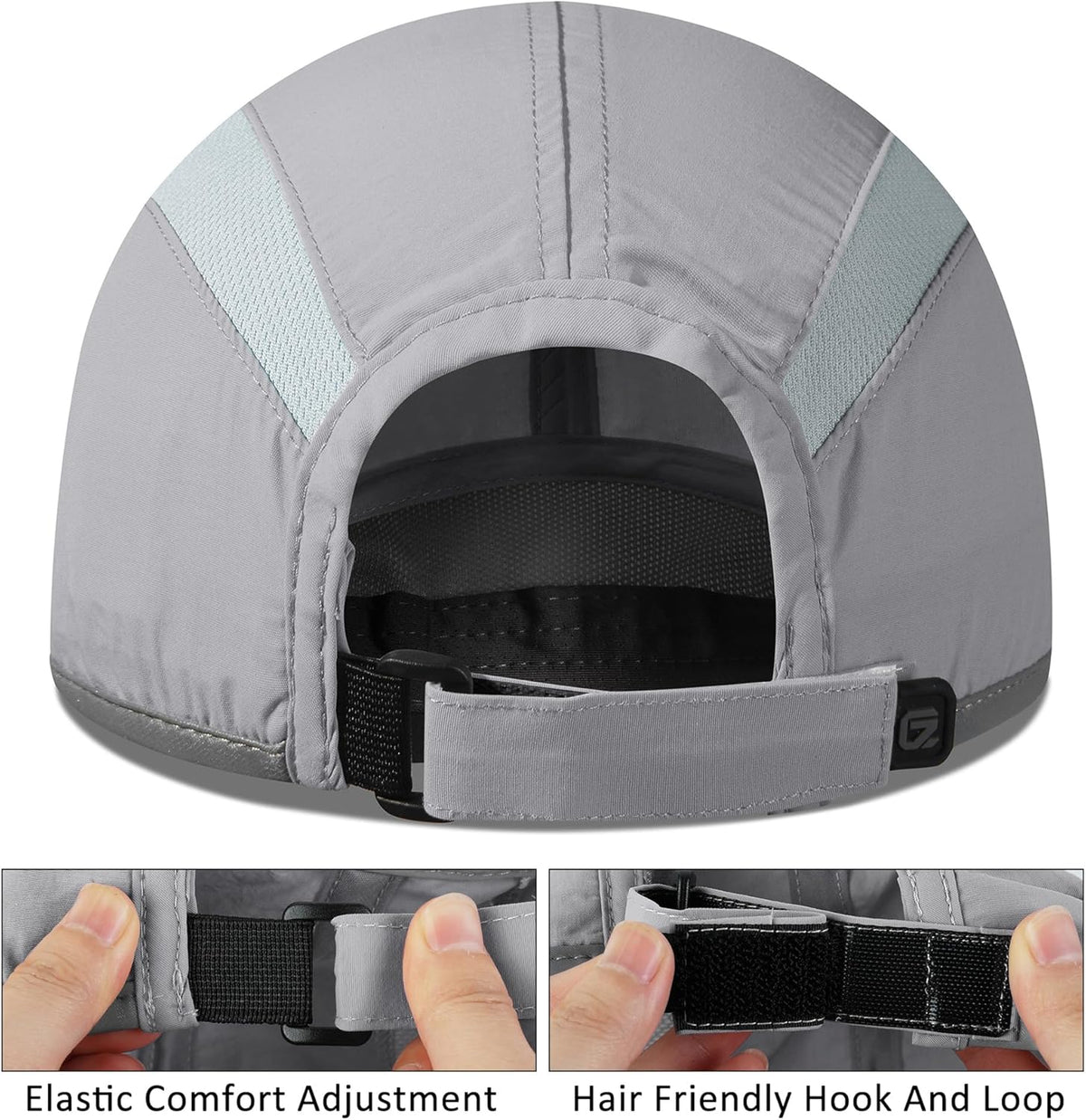 GADIEMKENSD Reflective Folding Outdoor Hat Unstructured Design UPF 50+ Sun Protection Sport Hats for Womens and Mens