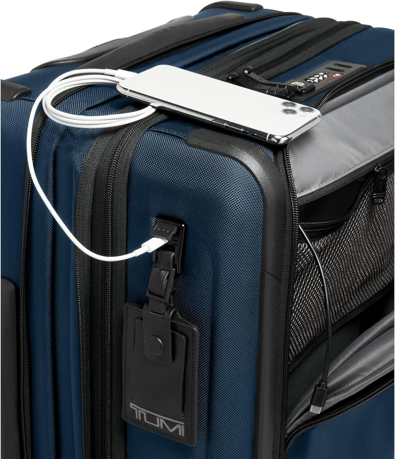 TUMI Men's Alpha Continental Dual Access 4 Wheel Carry On Suitcase
