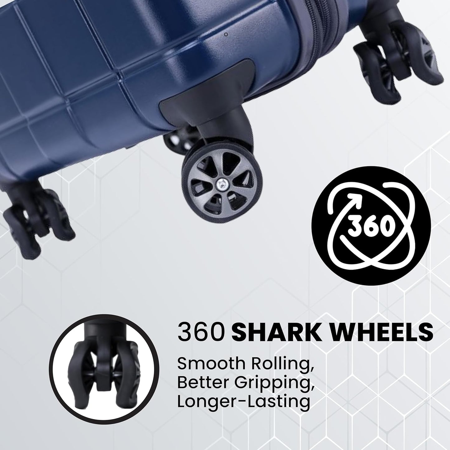 Spyder Carve 25 Inch Medium Expandable Hardside Upright Suitcase, with 360° Spinner Wheels, TSA Approved Lock, Navy
