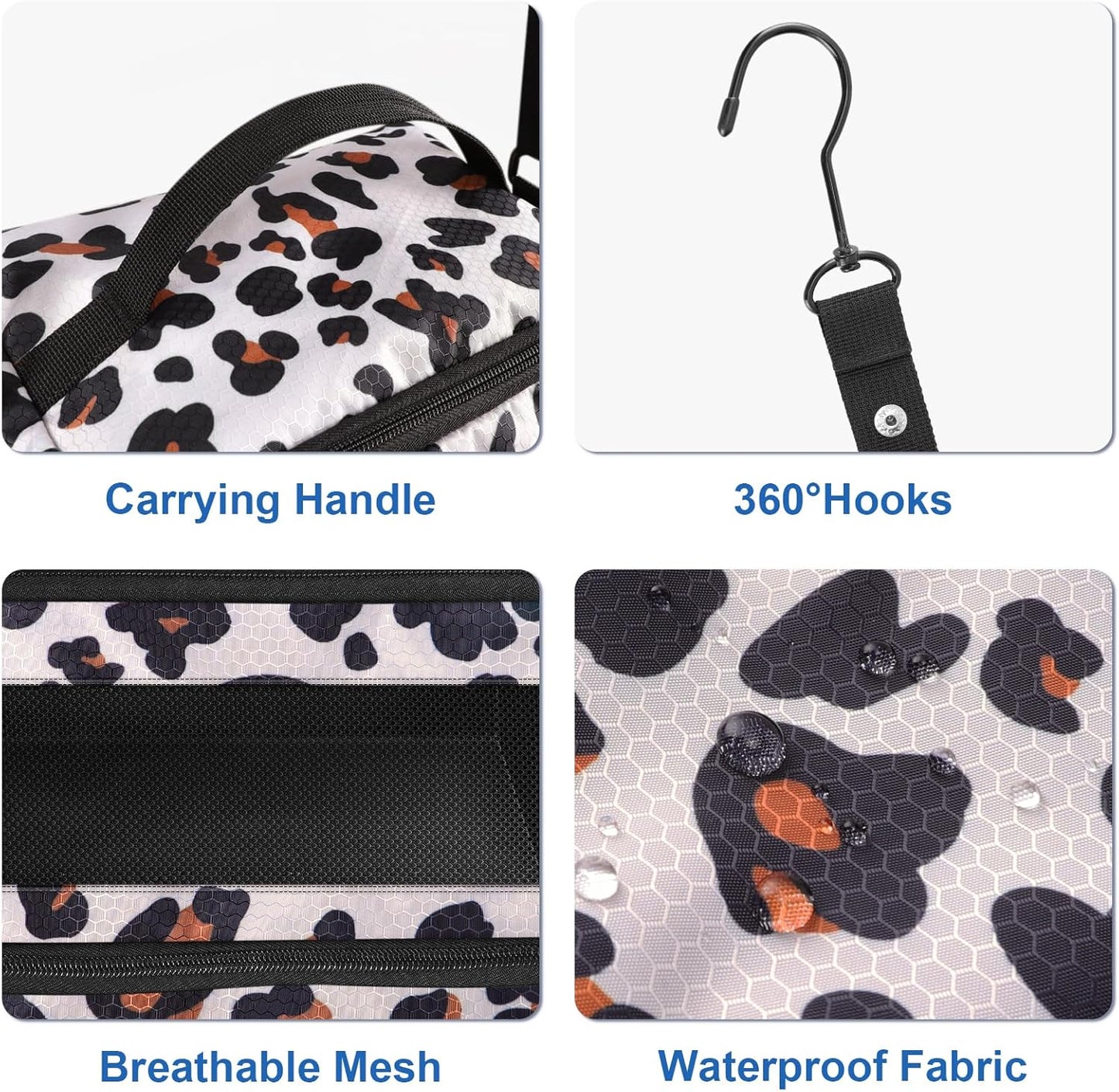 Suitcase Organizer, Travel Luggage Organizer Portable Hanging Travel Shelves Collapsible Hanging Packing Cubes for Carry on Suitcase