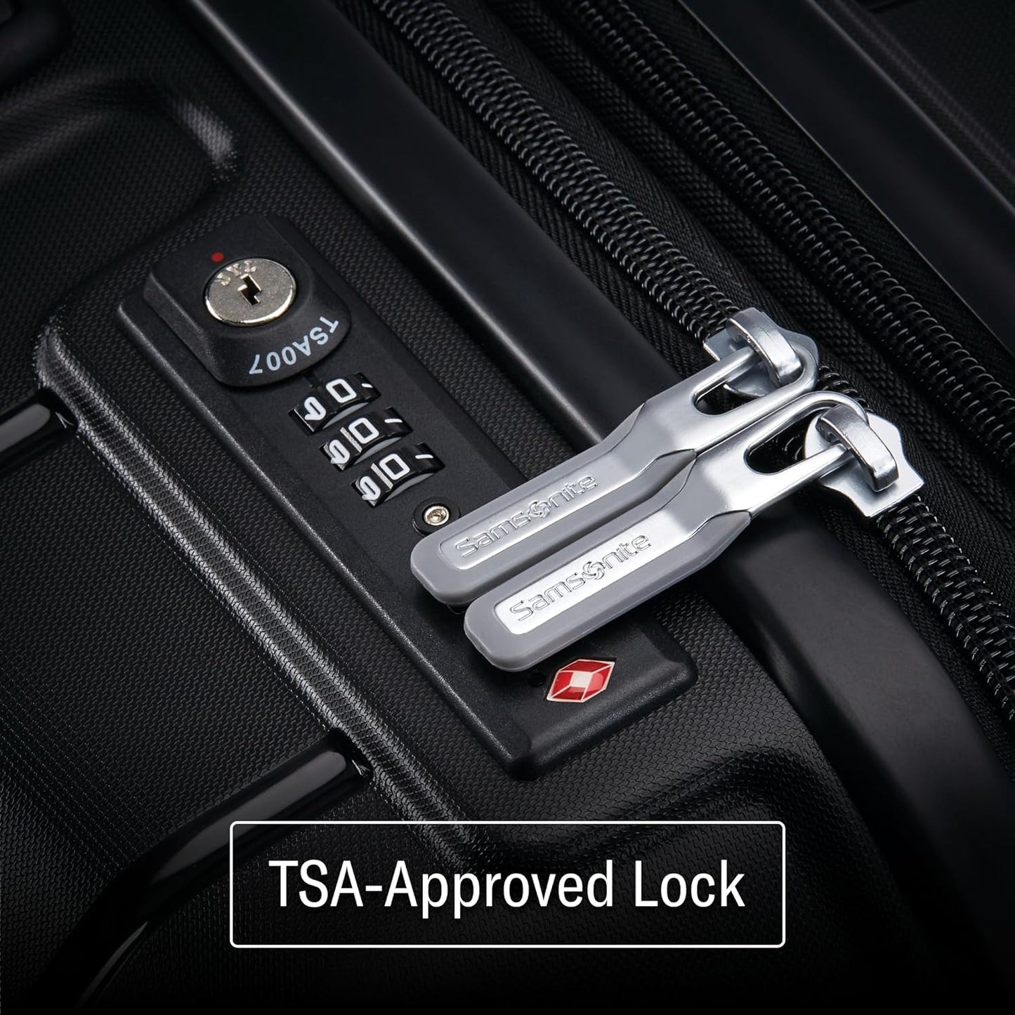 Samsonite Freeform Large Checked Luggage with Dual 360° Spinner Wheels - TSA Lock, Airline-Approved - Lightweight Durable Polypropylene Expandable Hardshell - Merlot