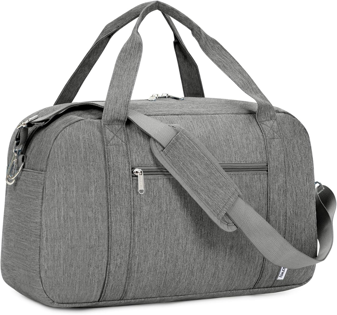 Narwey Carry on Bag 22x14x9 Airlines Approved, Carry on Duffle Bag for Airplane with Wet Pocket, Travel Duffel Bag Luggage Bag Weekender Overnight for Women Men (Grey)