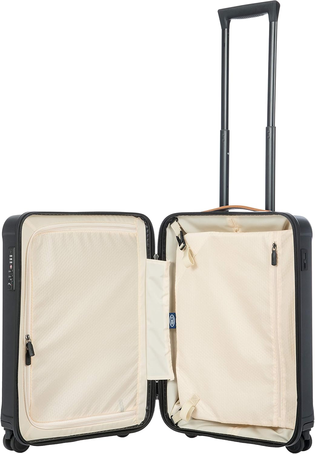 Bric's Capri 2.0 21-Inch Spinner - Luxury Carry On Luggage With Spinner Wheels - Lightweight Suitcases with Wheels Made From Durable Polycarbonate - Matte Black