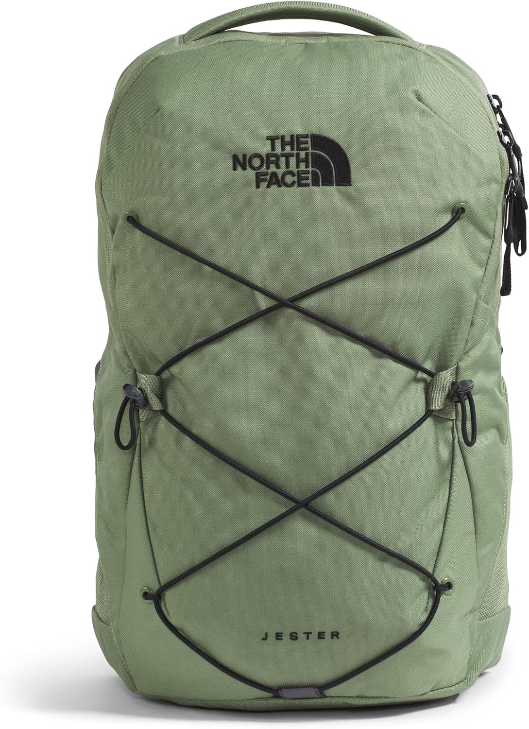 THE NORTH FACE Jester Everyday Laptop Backpack | Commuter Daypack with Water Repellent Finish, 16" Laptop Sleeve, Huge Main Compartment, Bark Mist/TNF Black, One Size