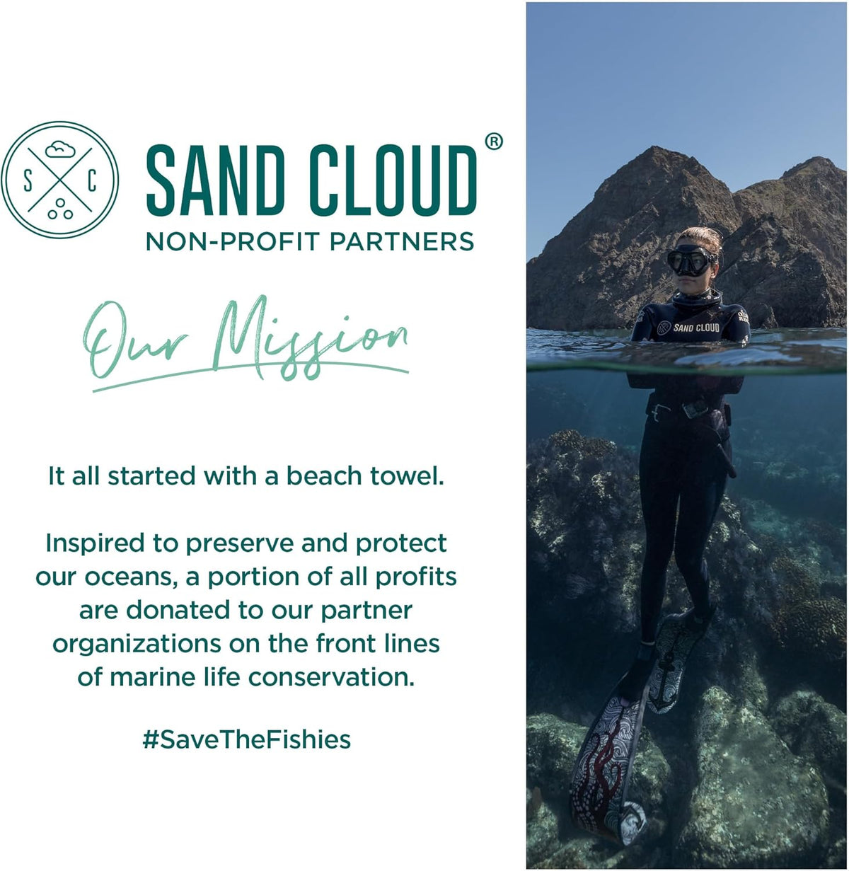 Sand Cloud Turkish Beach Towel - Sand Free - 100% Organic Turkish Cotton Yarn - Quick Dry Towel for Beach, Picnic, Blanket or Bath - As Seen on Shark Tank - Marine Life (Typus Whale Shark)