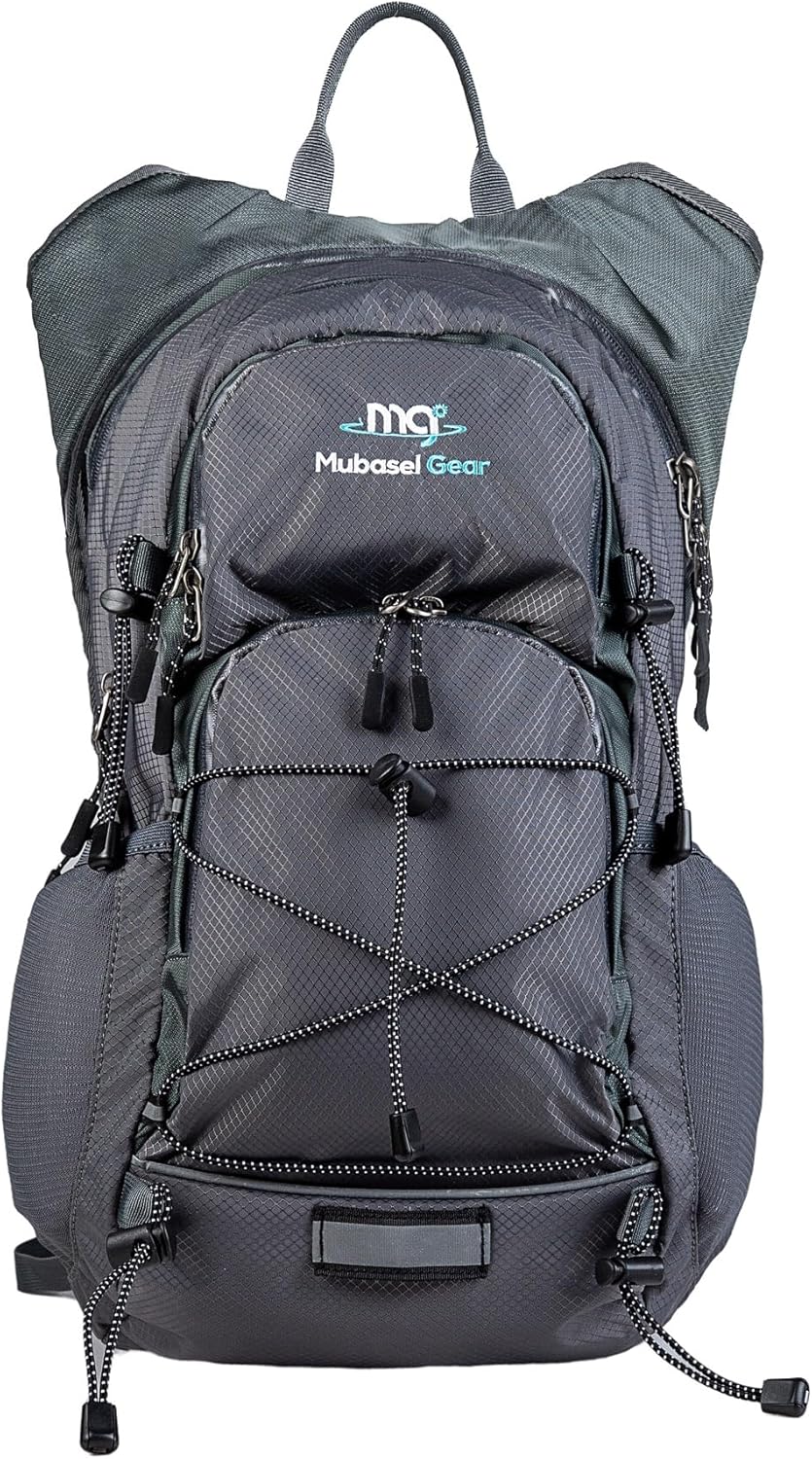 Insulated Hydration Backpack Pack with 2L Water Bladder Lightweight 22L Hiking Backpack Bag for Women Men Daypack for Hiking Running Festival Camping Biking