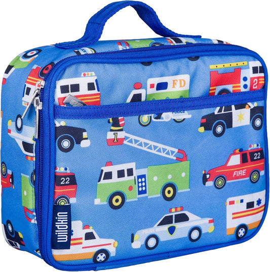 Wildkin Kids Insulated Lunch Box – Durable and Reusable for School & Travel - Heroes