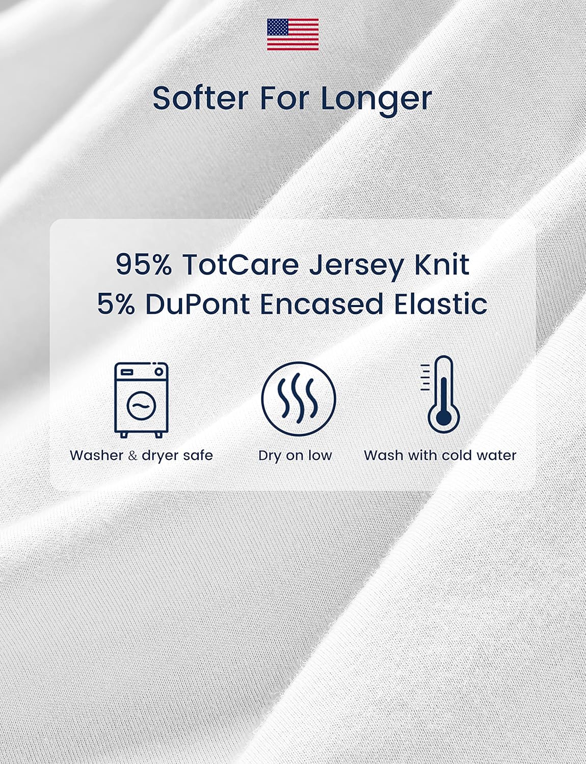 TotAha Premium Stretchy Crib Sheets (2-Pack)-Hypoallergenic, Silky Comfort, Buttery Soft, Calming Effect, All-Season Jersey-Knit Sheets, 28 X 52 X 9'' Extra Deep Pocket (Balloon & Sailboat)
