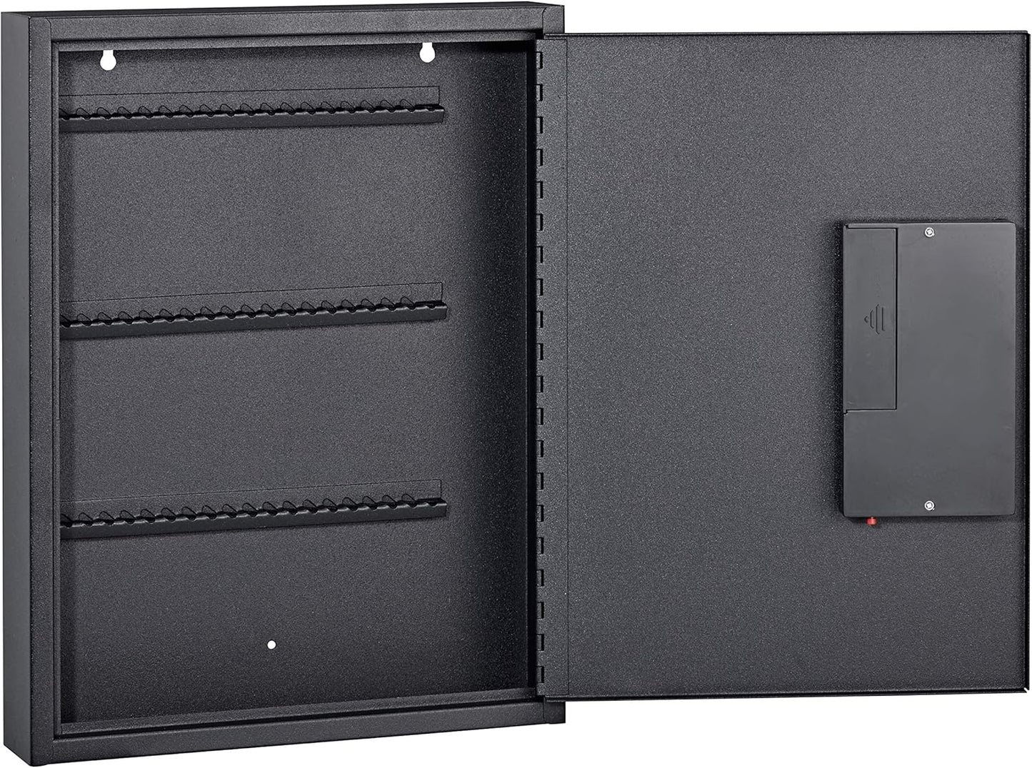 Adiroffice Key Holder Wall Mount - 60 Keys Lock Box with Code, Key Cabinet Wall Mount, Valet Parking Key Box, Car Dealer Key Cabinet - Space Saving Locking Key Box Wall Mount with Digital Lock