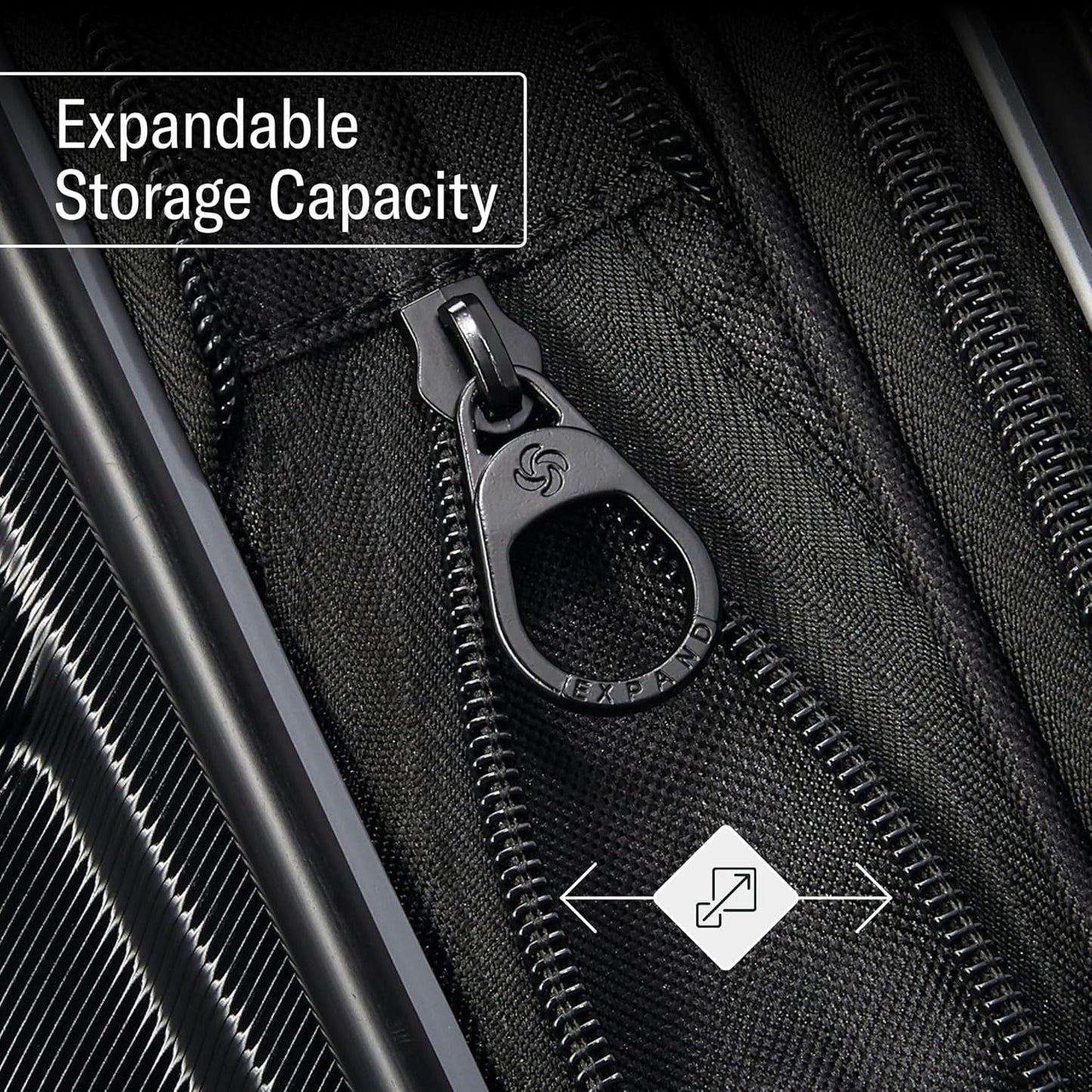 Samsonite Omni 2 International Carry-On Luggage with 360° Spinner Wheels - Scratch Resistant Hardshell - TSA, Airline-Approved - Expandable Polycarbonate Shell for Lightweight Travel - Artic Silver