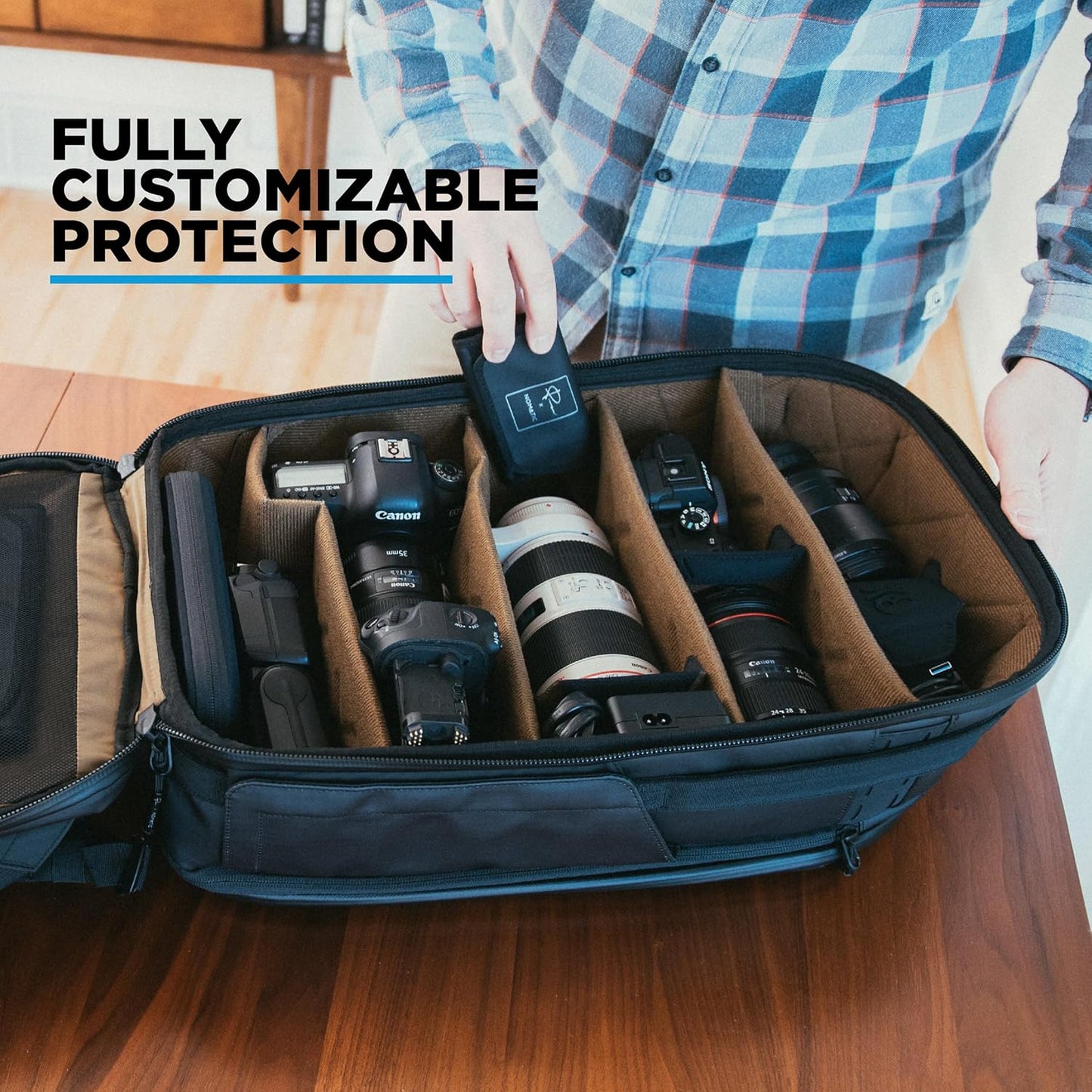 NOMATIC McKinnon Camera Pack- Travel Camera Bag by Peter McKinnon for Photographers, DSLR Camera Backpack for Men and Women