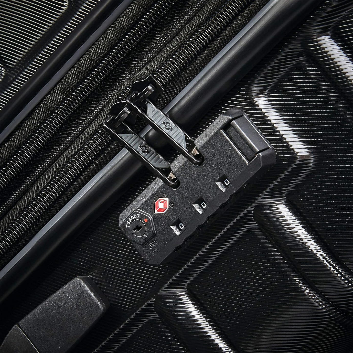 Samsonite Omni 2 Hardside Expandable Luggage with Spinner Wheels, PRO 2PC SET (CO/M), Midnight Black