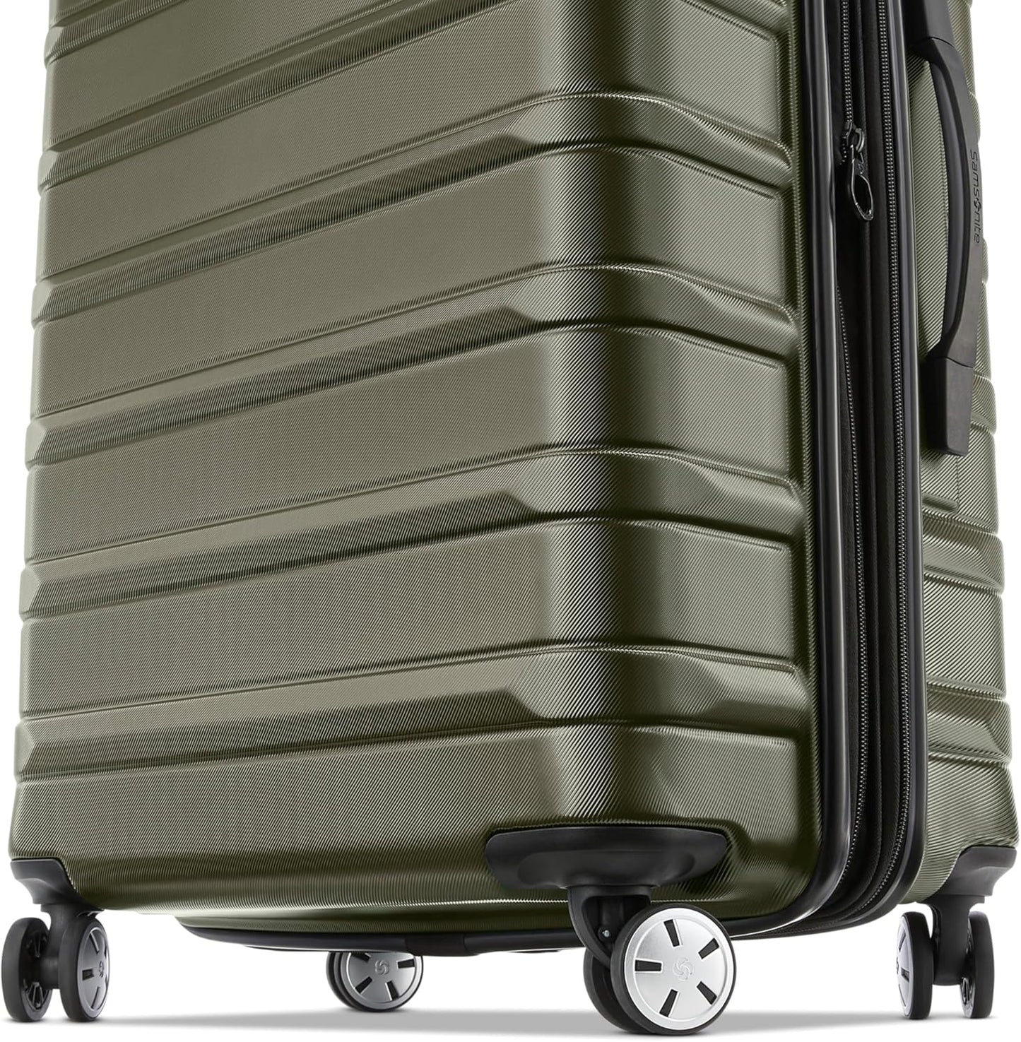 Samsonite Omni 2 Hardside Expandable Luggage with Spinner Wheels, 3-Piece Set (19/24/28), Vita Olive