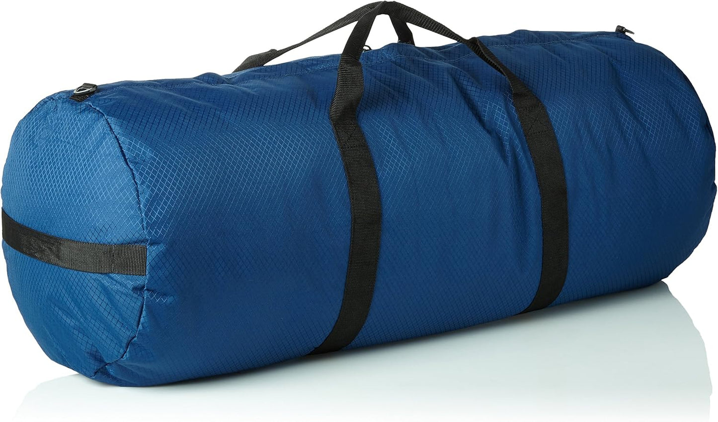 North Star Sports Foldable Duffle Bag for Travel, Gym & Outdoor Camping | Tough and Packable Sport Equipment Bag & Gear Organizer | Heavy Duty Large Duffel Bags for Traveling