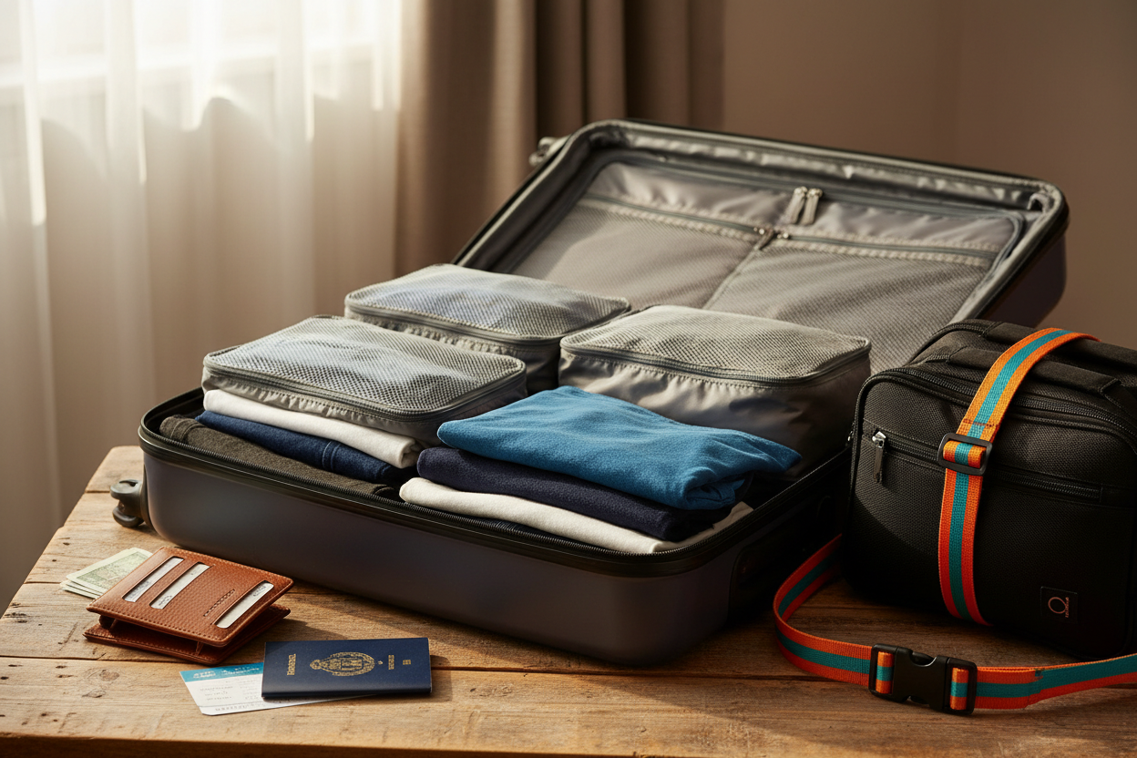 Packing Cubes    Luggage Strap   RFID Wallet